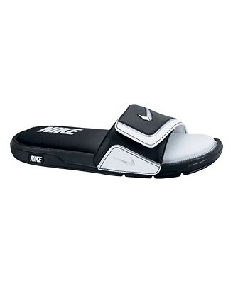 nike slides comfort sandals shoes foam memory mens silver lyst
