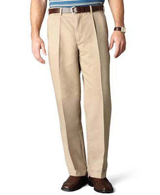 dockers relaxed fit pleated pants