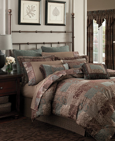 CLOSEOUT! Croscill Galleria Brown Comforter Sets - Bedding Collections - Bed & Bath - Macy&#39;s