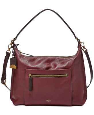 Fossil Vickery Leather Shoulder Bag - Handbags & Accessories - Macy&#39;s