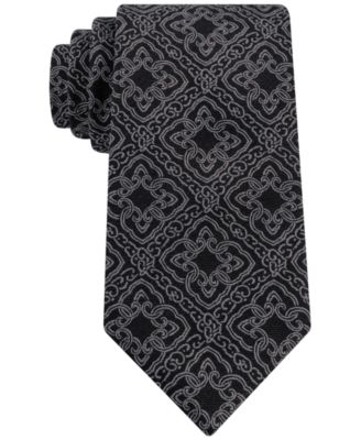 Sean John Large Fancy Medallion Tie 