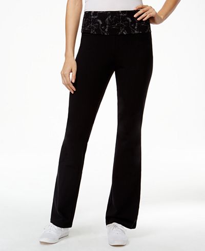 macys plus size yoga pants