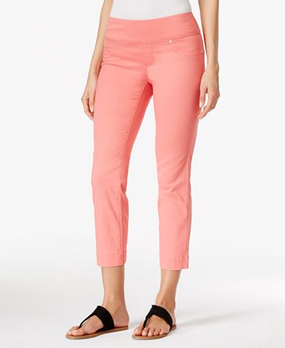 womens pull on capri jeans