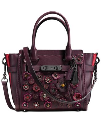 COACHCOACH Willow Floral Swagger 21 in Glovetanned Leather