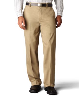 Dockers Signature Khaki Classic Fit Flat Front Pants - Pants - Men - Macy&#39;s