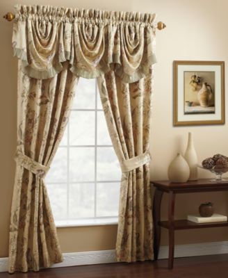 Croscill Iris 50 X 21 Waterfall Swag Window Valance Bedding On