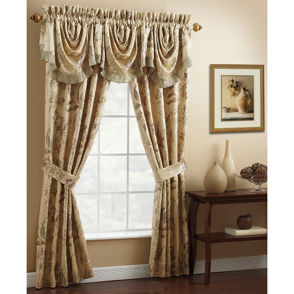 Croscill Iris 50 X 21 Waterfall Swag Window Valance Bedding On