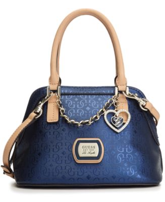 GUESS Handbag, Margeaux Amour Dome Satchel - Handbags & Accessories - Macy&#39;s