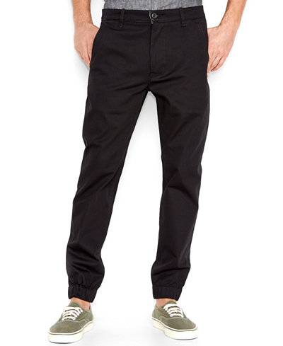 Levi's Men's Chino Jogger Pants, Black - Men - Macy's