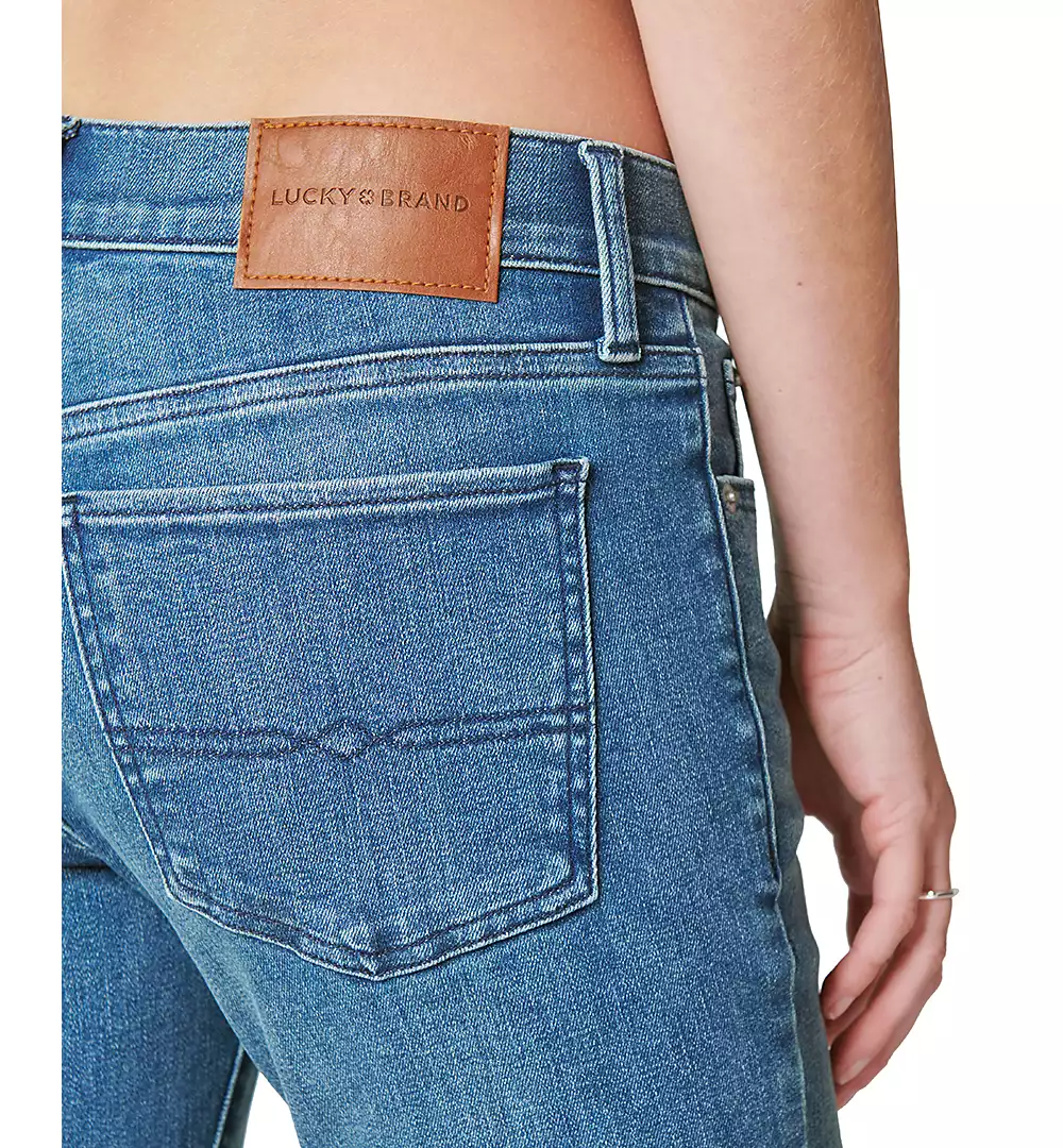 Lucky Brand Women's Mid-Rise Sweet Crop Cuffed Jeans - Free Lucky Brand Women's Mid-Rise Sweet Crop Cuffed Jeans - Free