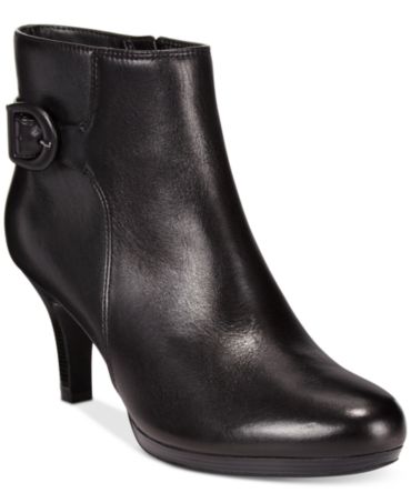macys clarks booties