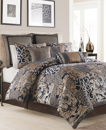 Croscill Ryland Blue King Comforter Set - Bedding Collections - Bed & Bath - Macy&#39;s
