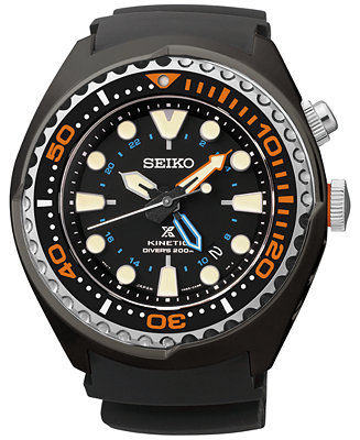 Seiko Men's Automatic Prospex Kinetic GMT Diver SUN023