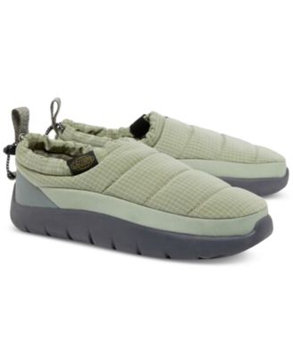 Lacoste Men’s Serve Puffer Slippers Size 9 Black Nylon Quilted Slip On Round Toe Men main image 3
