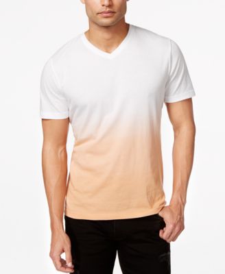Alfani RED Dip-Dyed V-Neck T-Shirt, Only at Macy's