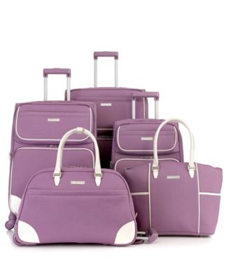 nine west luggage pink