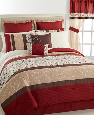 CLOSEOUT! Palladium 24 Piece Queen Comforter Set - Bed in a Bag - Bed & Bath - Macy&#39;s