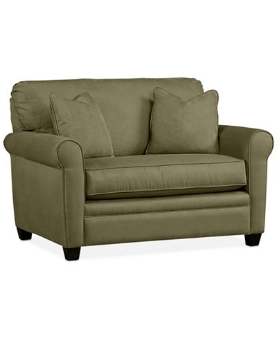 Kaleigh Fabric Twin Sleeper Chair Bed: Custom Colors 