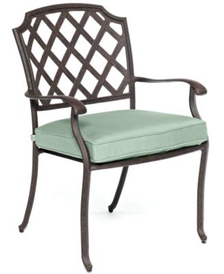 Nottingham Cast Aluminum Outdoor Dining Chair - Furniture - Macy&#39;s