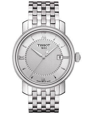 Tissot Men's Swiss Bridgeport Stainless Steel Bracelet T0974101103800