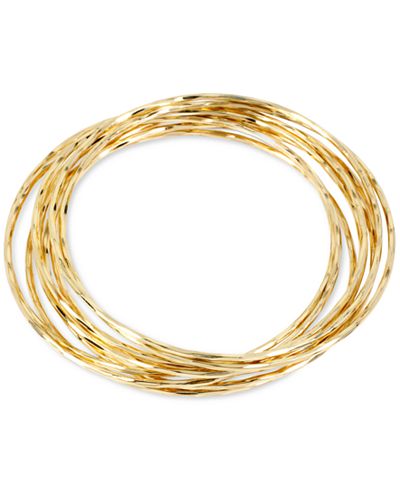 Thin 14k gold bangle bracelets on sale