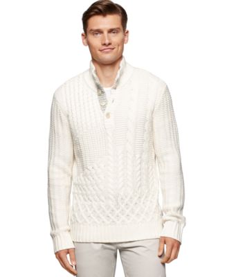 Calvin Klein Cable Print Sweater
