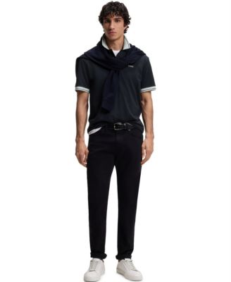 Shop Second/Layer - Men's Open Knit Polo Shirt on Sale at