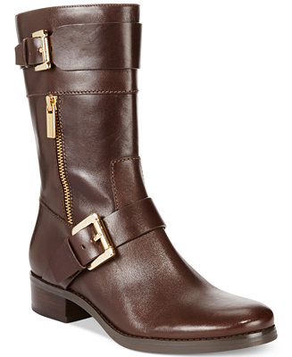 MICHAEL Michael Kors Gansevoort Flat Boots - Boots - Shoes - Macy&#39;s