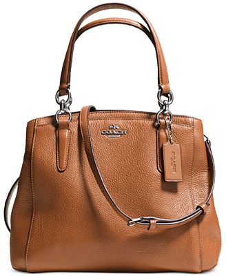 COACH MINETTA CROSSBODY IN CHICAGO PEBBLE LEATHER - Handbags & Accessories - Macy&#39;s