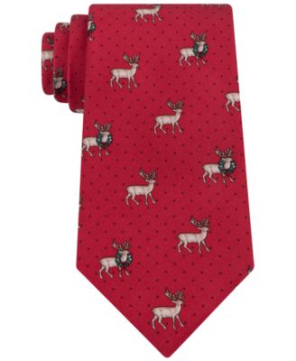 Tommy Hilfiger Reindeer Print Tie