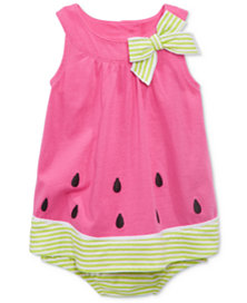 First Impressions Baby Girls Watermelon Sunsuit Only at Macys