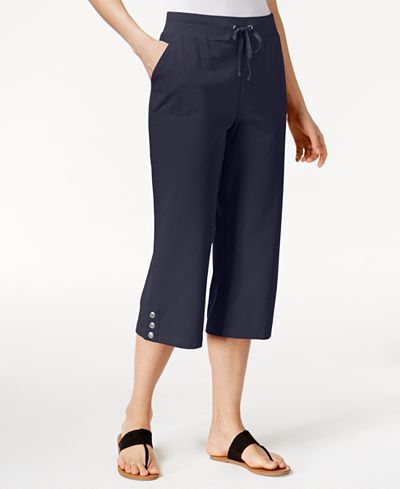 macy's karen scott petite capri pants