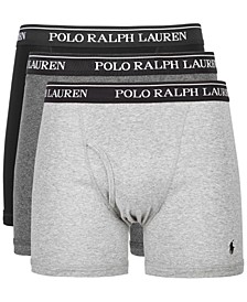 폴로 랄프로렌 속옷 하의 3세트 Polo Ralph Lauren Mens 3-Pk Long Classic Boxer Briefs