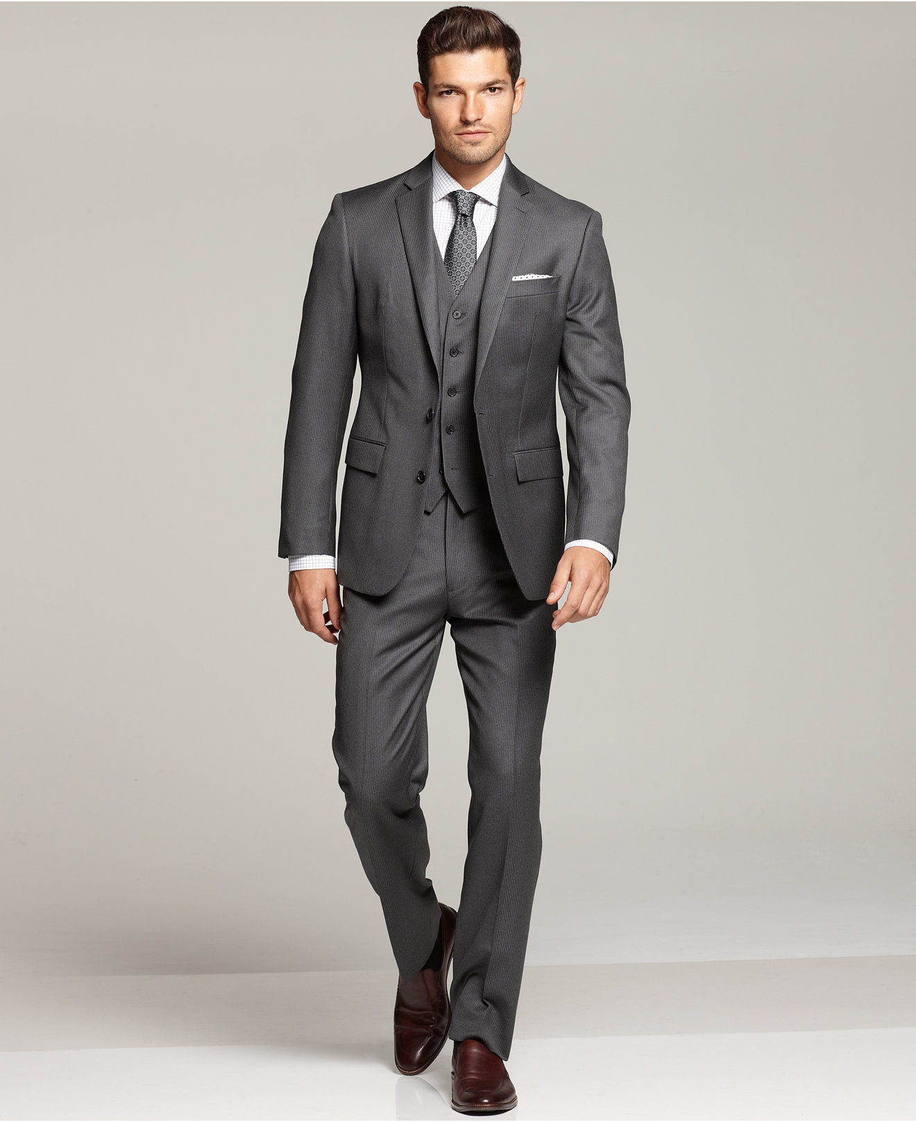 Dark Grey Slim Fit Suit