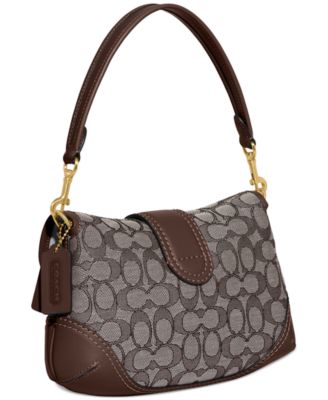 バッグ Coach Signature Soho Hobo Shoulder Bag Coach Women's Black Signature Soho Hobo Shoulder Bag Purse