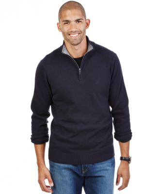 Nautica Big and Tall Quarter-Zip Sweater