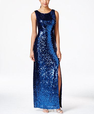 SL Fashions Sequin Evening Gown - Dresses - Women - Macy&#39;s
