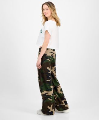 パンツ RADIANT parachute camouflage cargo pants Amazon.com: Sunidol Womens Camouflage Cargo Pants Drawstring