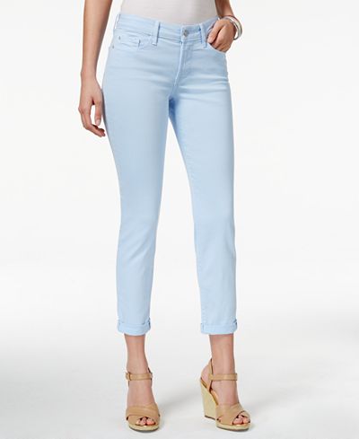 jeans petite cropped colored nydj