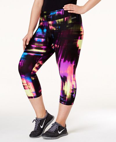 calvin klein performance plus size leggings