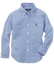 폴로 랄프로렌 남아용 셔츠 Polo Ralph Lauren Little Boys Cotton Poplin Shirt,Blue Multi