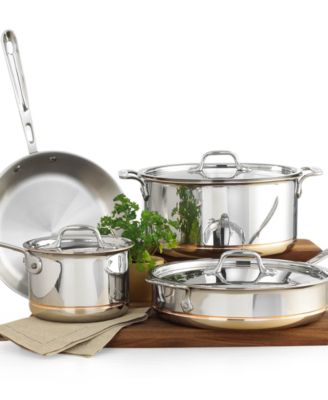 All-Clad Copper-Core 7 Piece Cookware Set