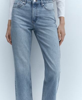 Shop Women's Straight-Fit Cropped Jeans on Sale at BeyondStyle