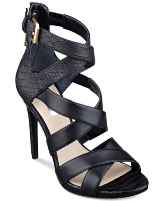 GUESS Women&#39;s Abby Strappy Dress Sandals - Sandals - Shoes - Macy&#39;s