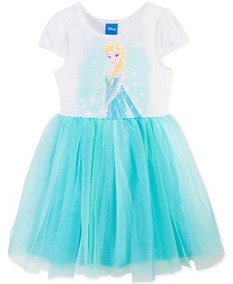 dress elsa disney frozen tutu dresses bonnie toddler jean floral macy baby