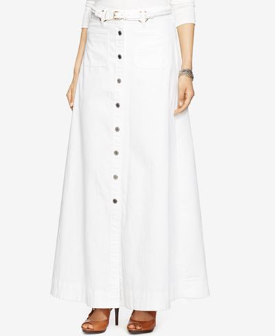 denim skirt modest line