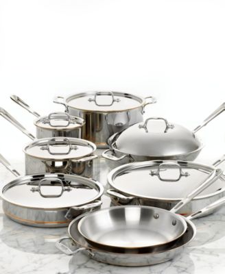 All-Clad Copper-Core 14 Piece Cookware Set