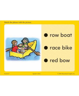 Learning Resources Educational Insights Hot Dots Flash Cards Vowels