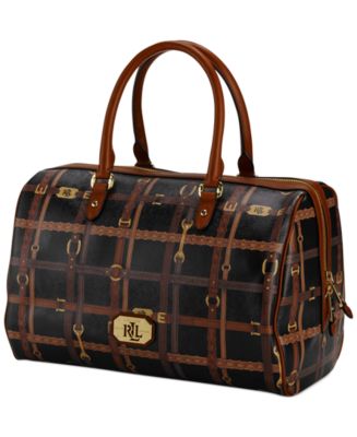 ralph lauren barrel satchel