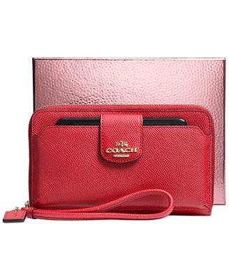 macy's coach wallets